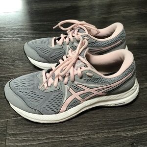 Asics Women Running Gel-Contend 7, size 7 Gray/Pink color